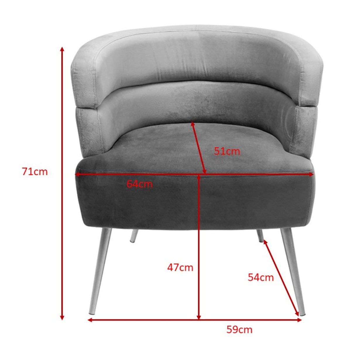 Fauteuil en velours, SANDWICH crème, KARE DESIGN