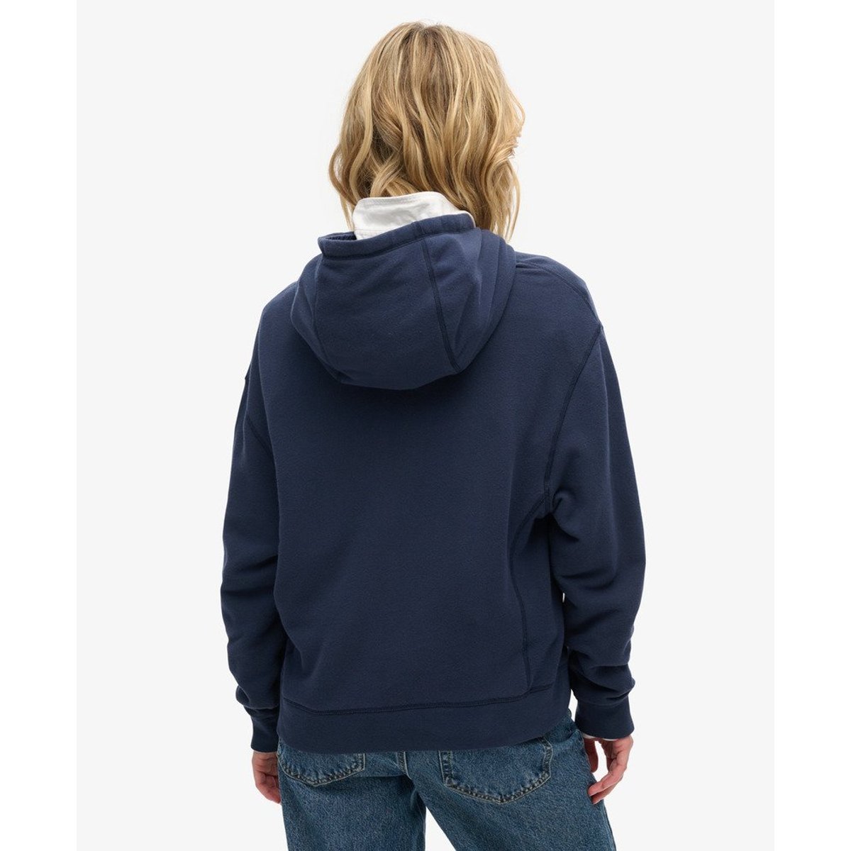 Sweat à capuche Athletic Essentials bleu marine profond, SUPERDRY