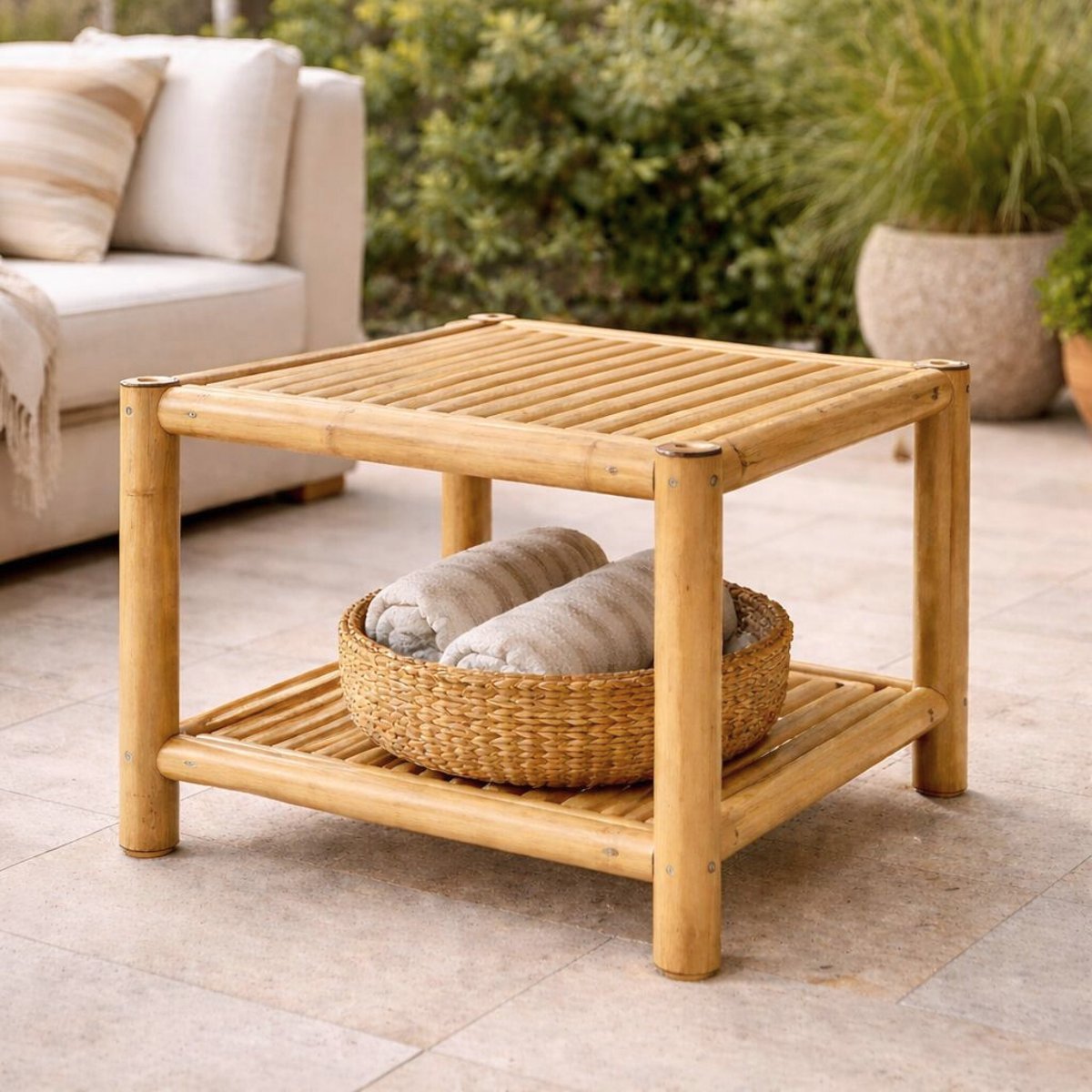 Table basse en bambou TROPIC naturel, HYDILE