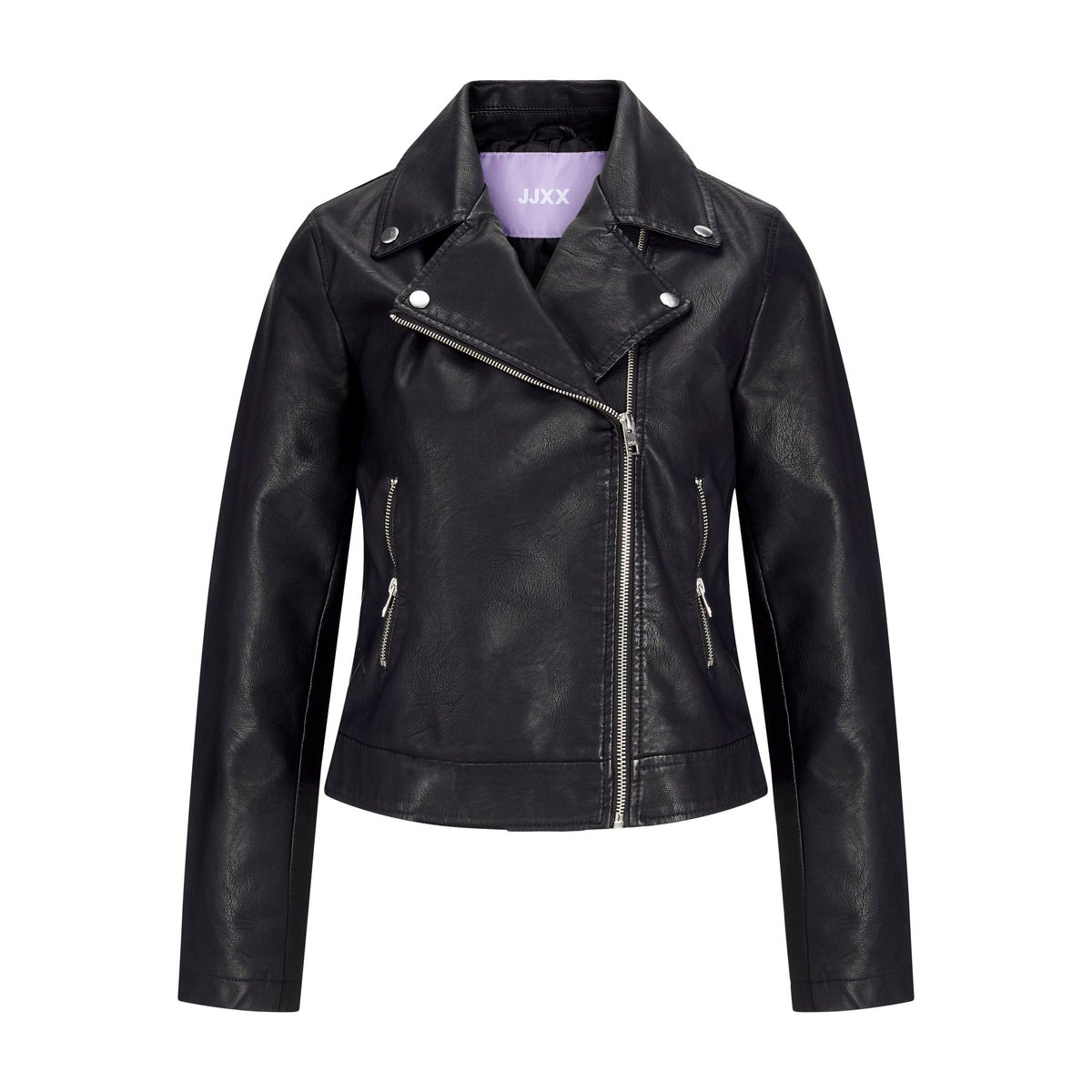 Blouson court en simili  noir, JJXX