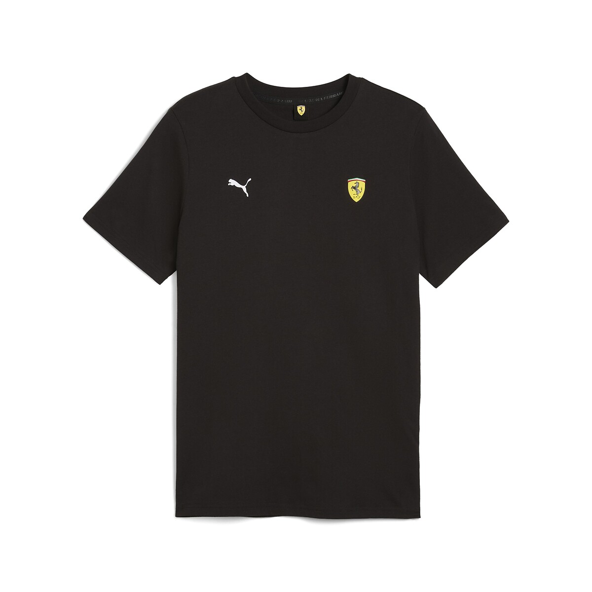 T-shirt de manga curta, Motorsport Ferrari preto , PUMA