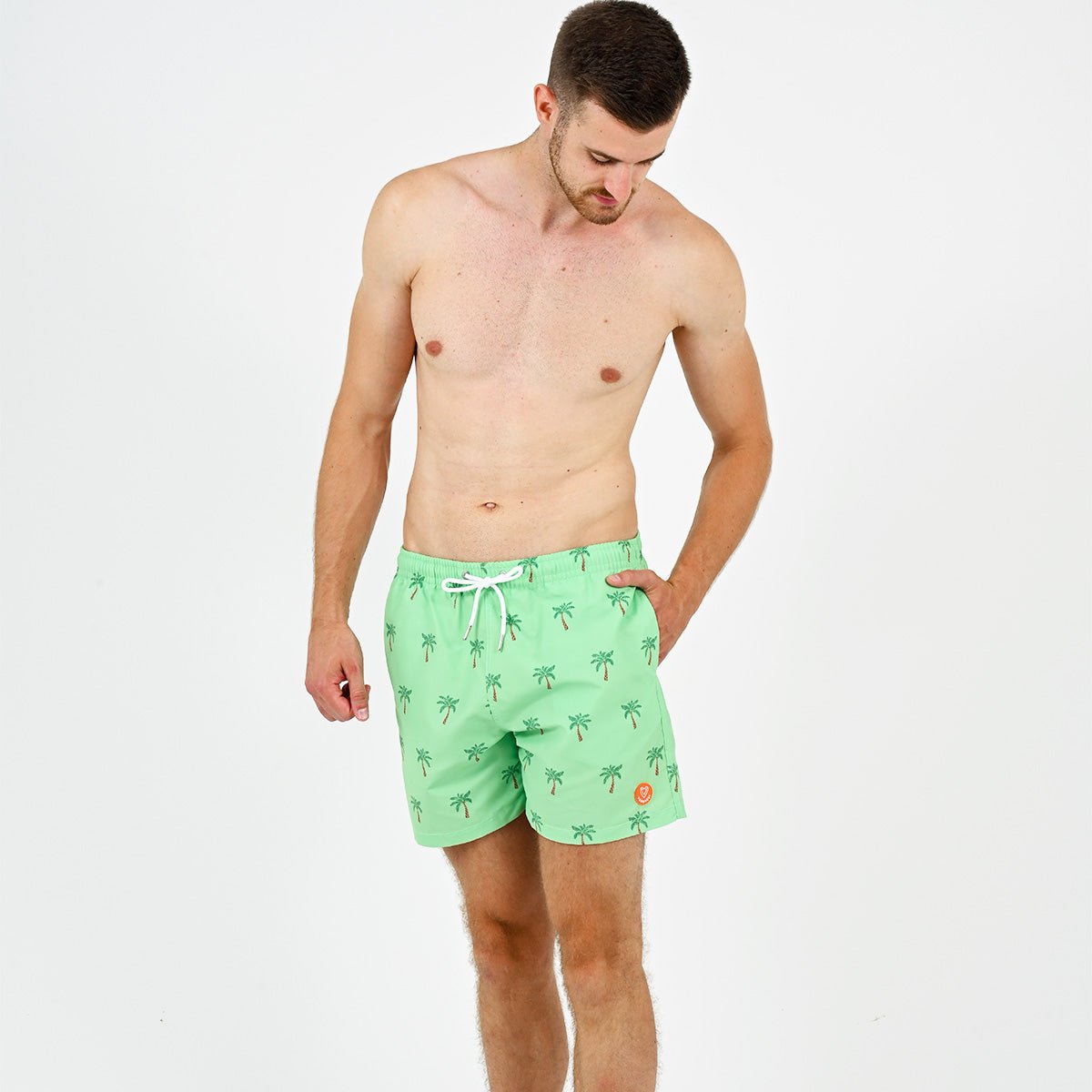 Short de bain L'Exotique vert, VENDREDI