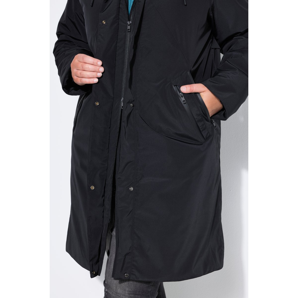 Manteau technique HYPRAR, imperméable noir, ULLA POPKEN