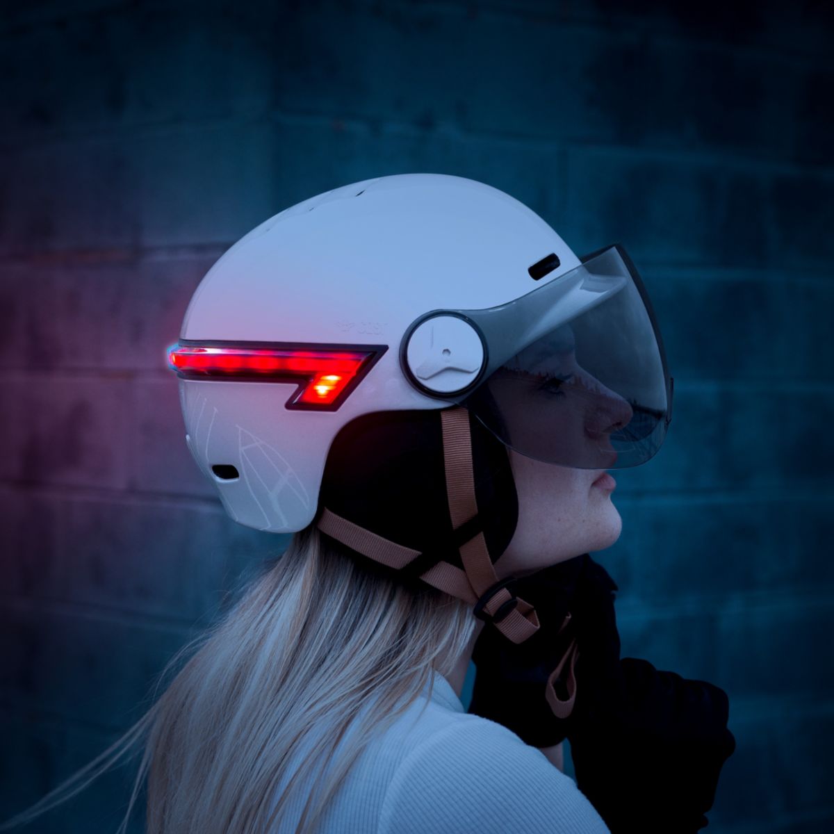 Casque Led Glow crème taille M crã¨me, CASR