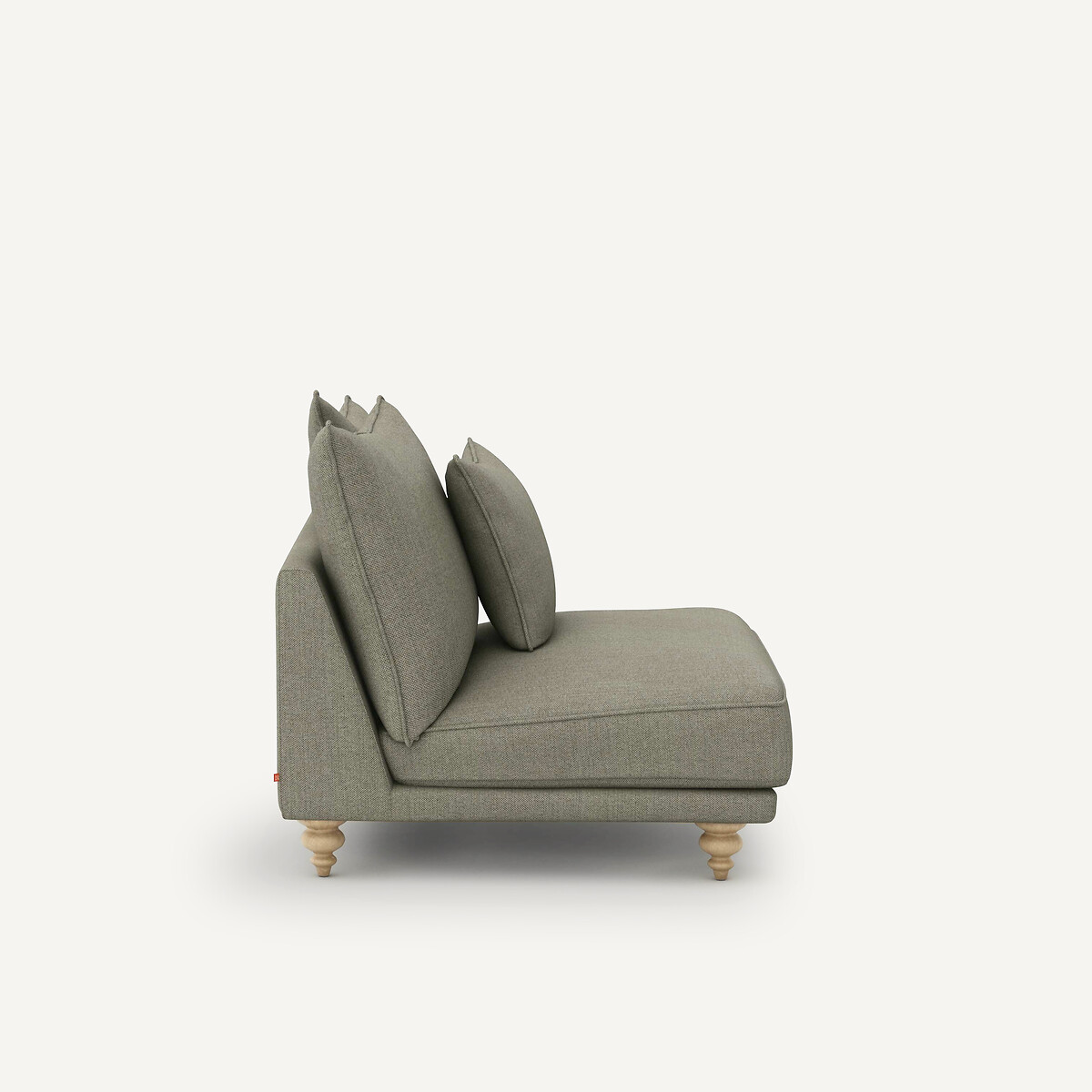 Chauffeuse tweedé, Lazare naturel/gris clair, AM.PM