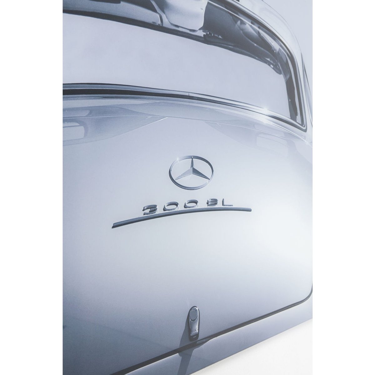 Tableau en verre voiture de collection gris, KARE DESIGN