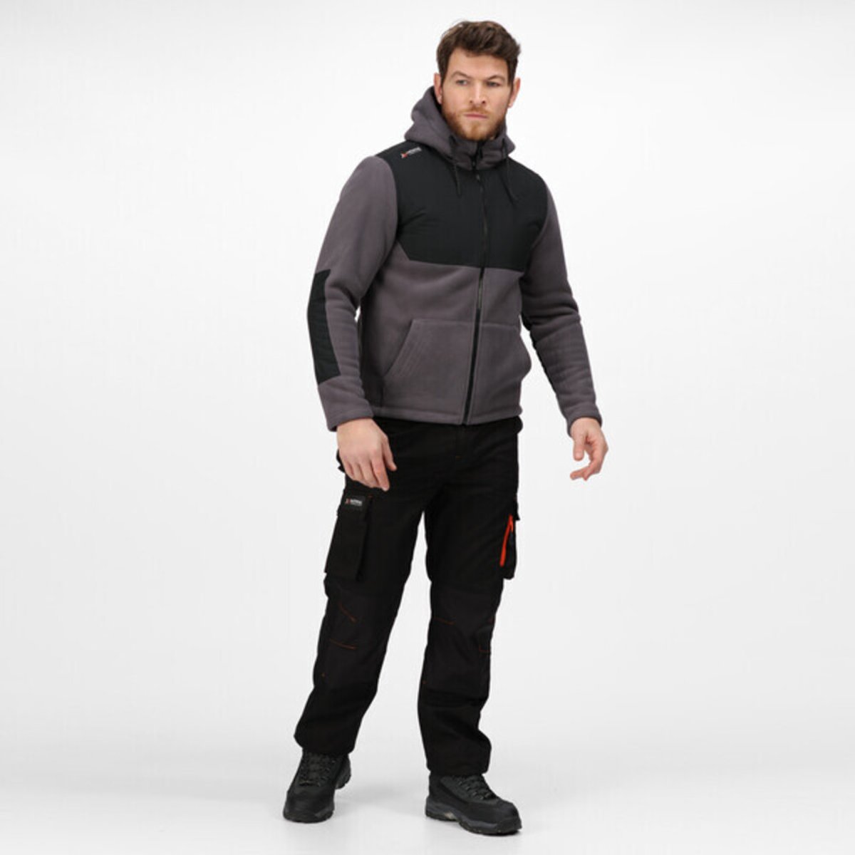 Veste à capuche GARRISON gris / noir, REGATTA