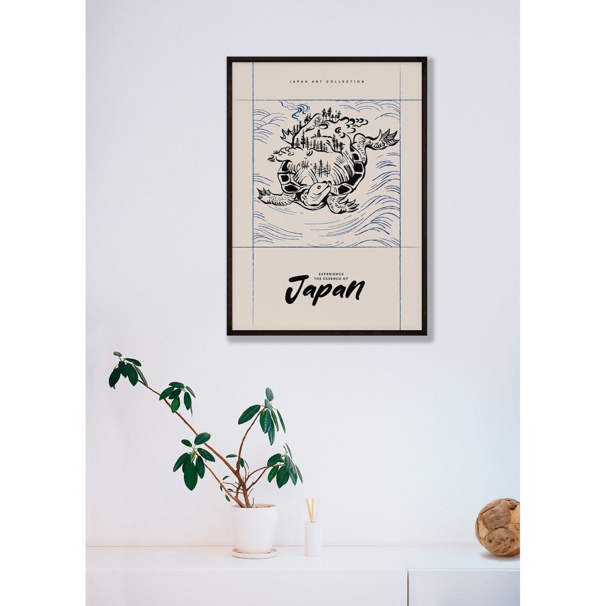 Affiche Art Japon 4 blanc, L'AFFICHERIE