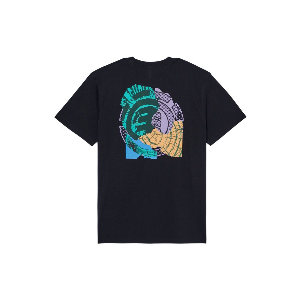 T-Shirt manches courtes TORN noir flint black, ELEMENT