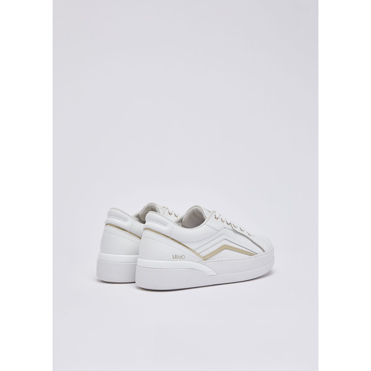 Baskets en cuir blanc, LIU JO