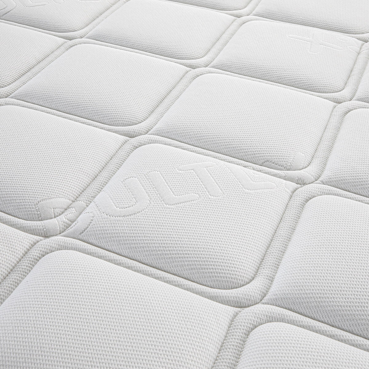 Materasso schiuma Bultex primo 19 cm, Victorieux bianco/grigio chiné, BULTEX