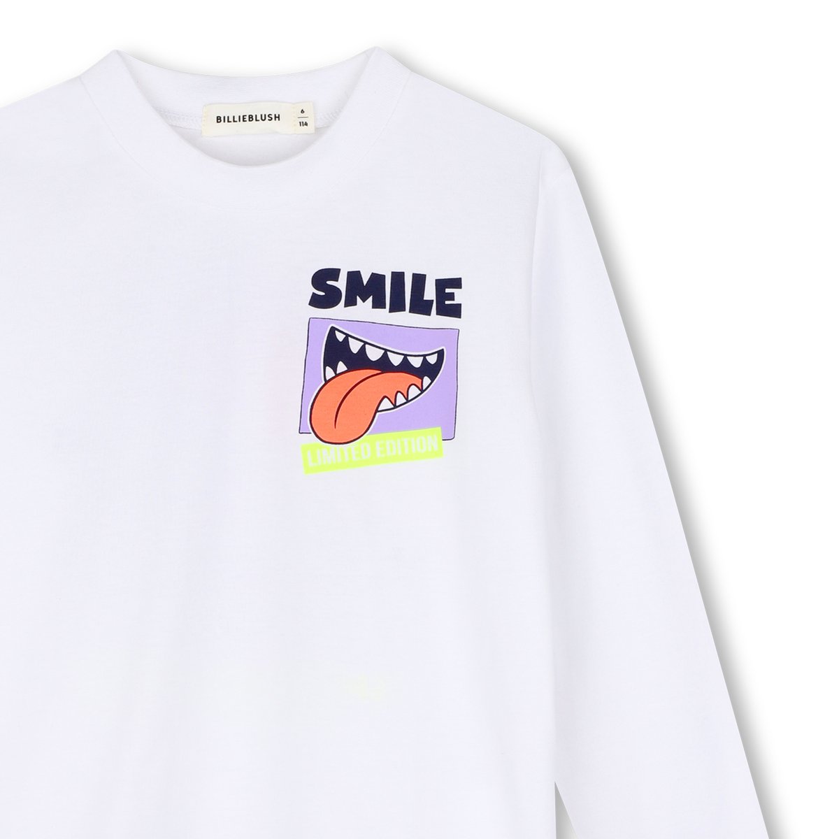 Tee-shirt manches longues blanc, BILLIEBLUSH