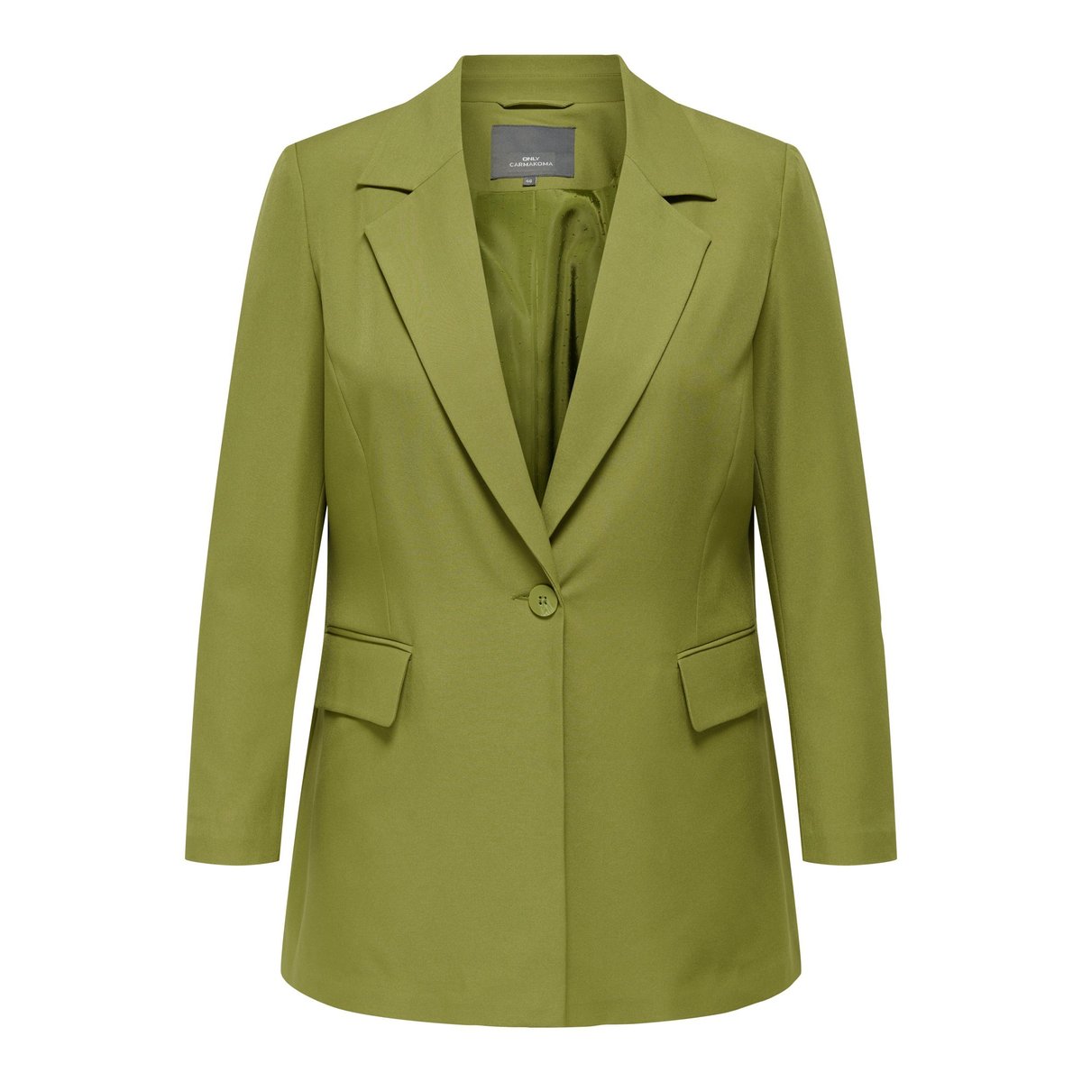 Blazer verte - peat moss, ONLY CARMAKOMA
