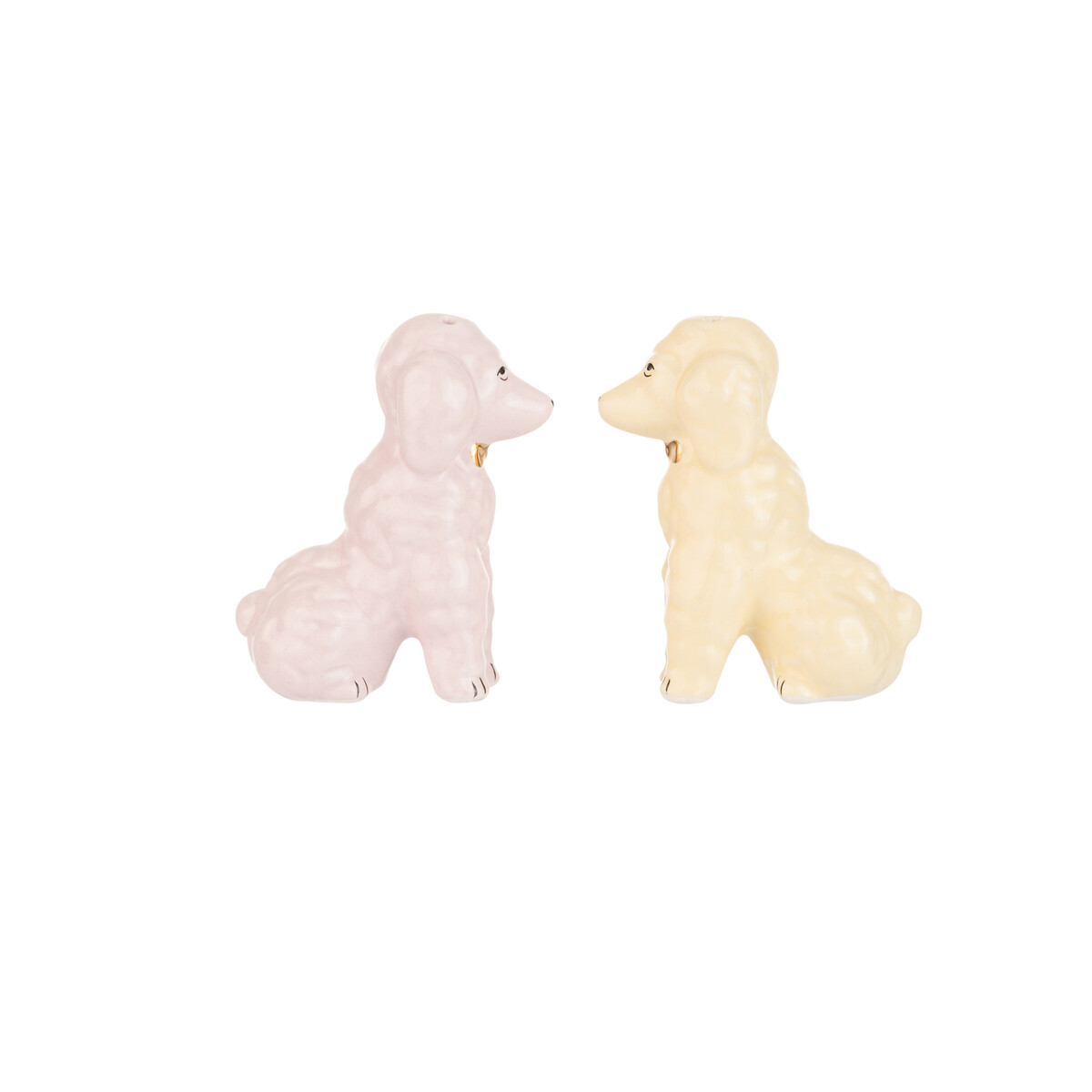 Ceramic Poodle Salt & Pepper Shakers multi-coloured, YVONNE ELLEN