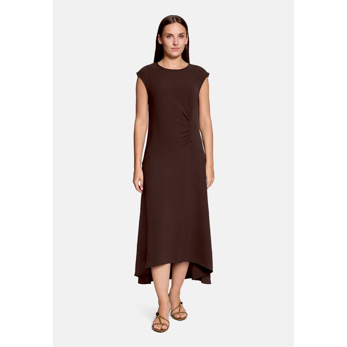 Robe longueur midi à fronce molé, CARTOON