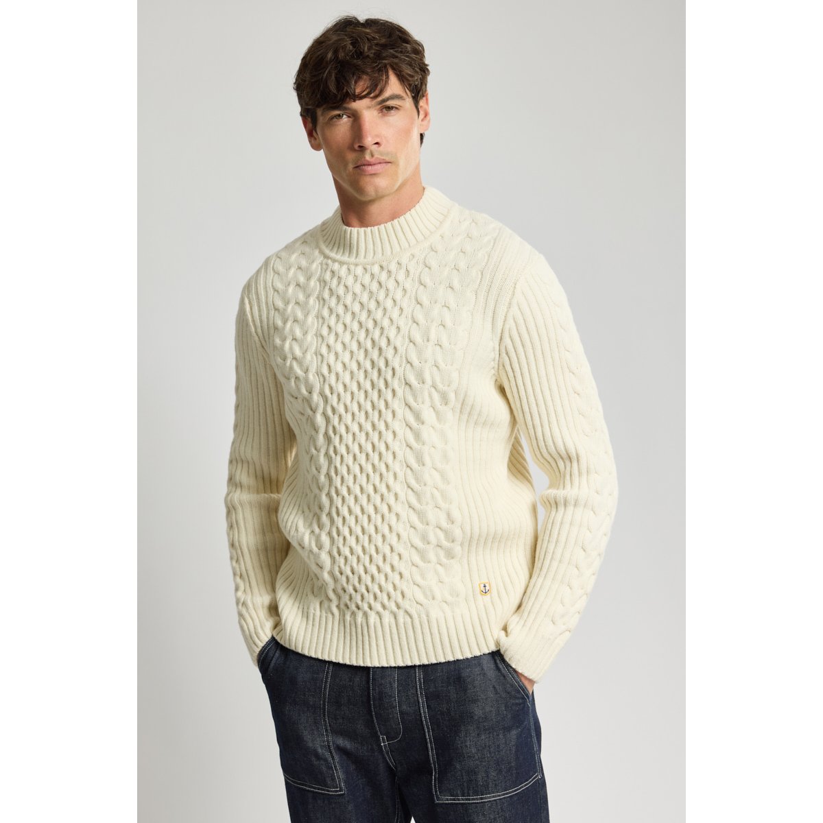 Pull irlandais - laine nature, ARMOR-LUX