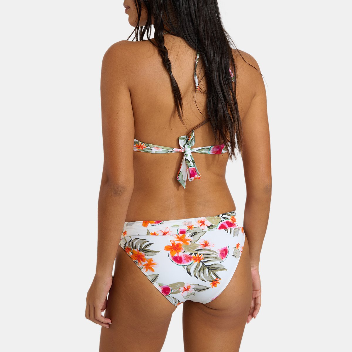 Haut de maillot brassière Croiso - PALMROSE beige, BANANA MOON