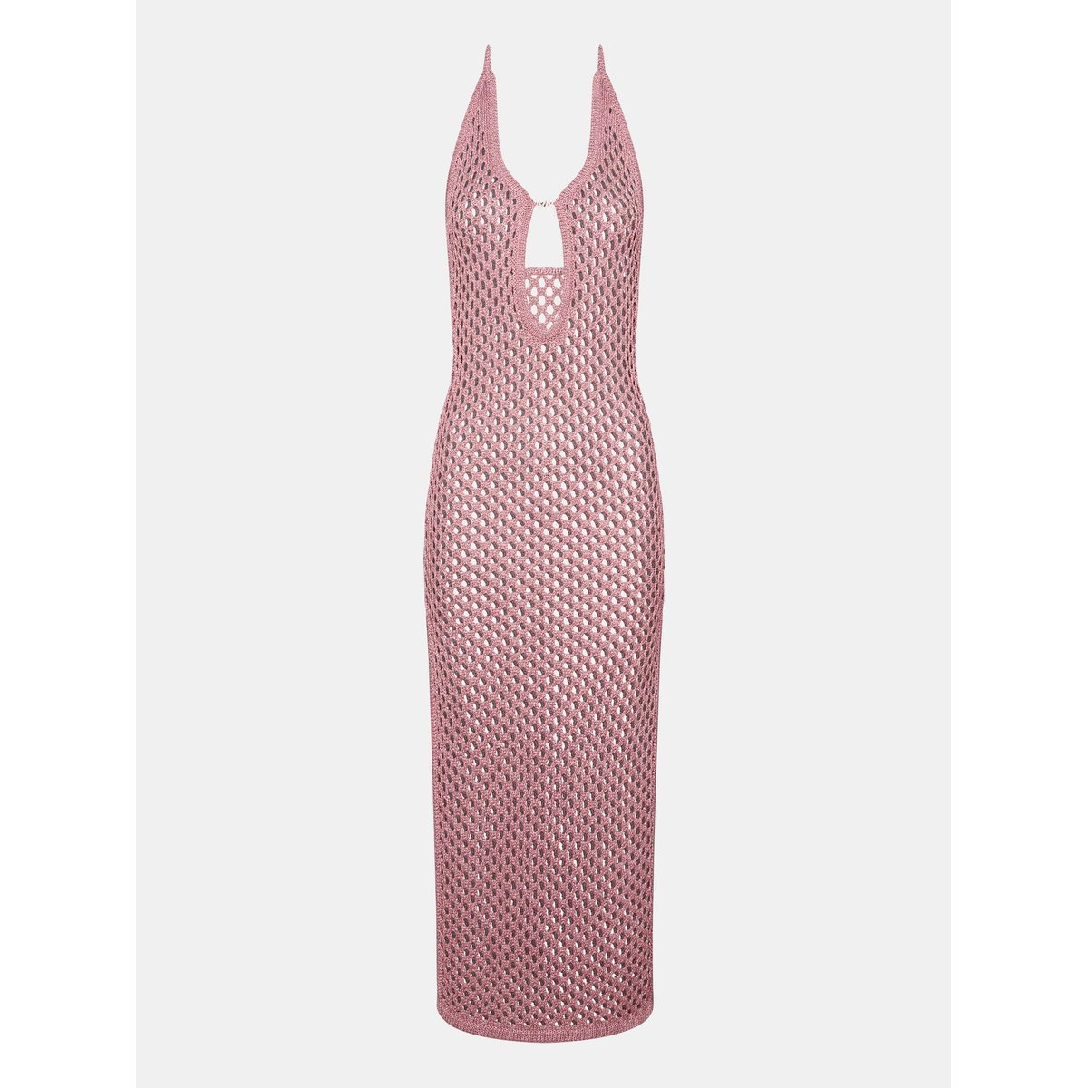 Robe longue METALLIC rose lurex, CHANTELLE PULP