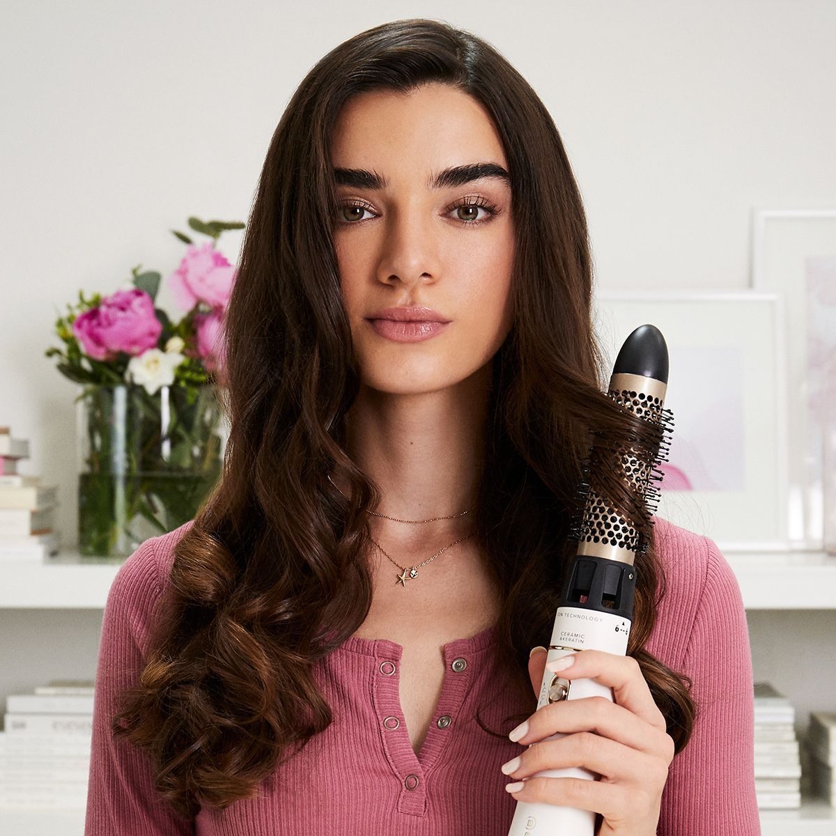 Brosse soufflante air wonder couleur unique, BELLISSIMA
