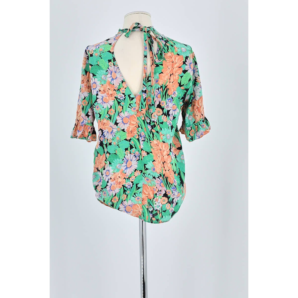 T-shirt - Bon État vert, SANDRO