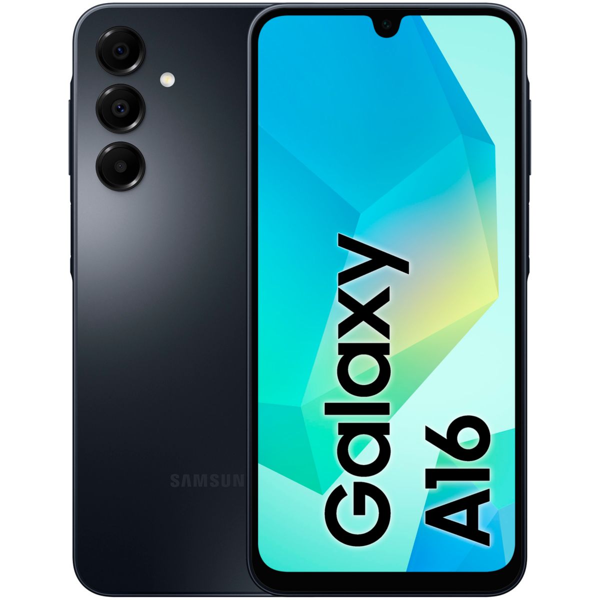 Smartphone Galaxy A16 4G 128Go Bleu nuit couleur unique, SAMSUNG