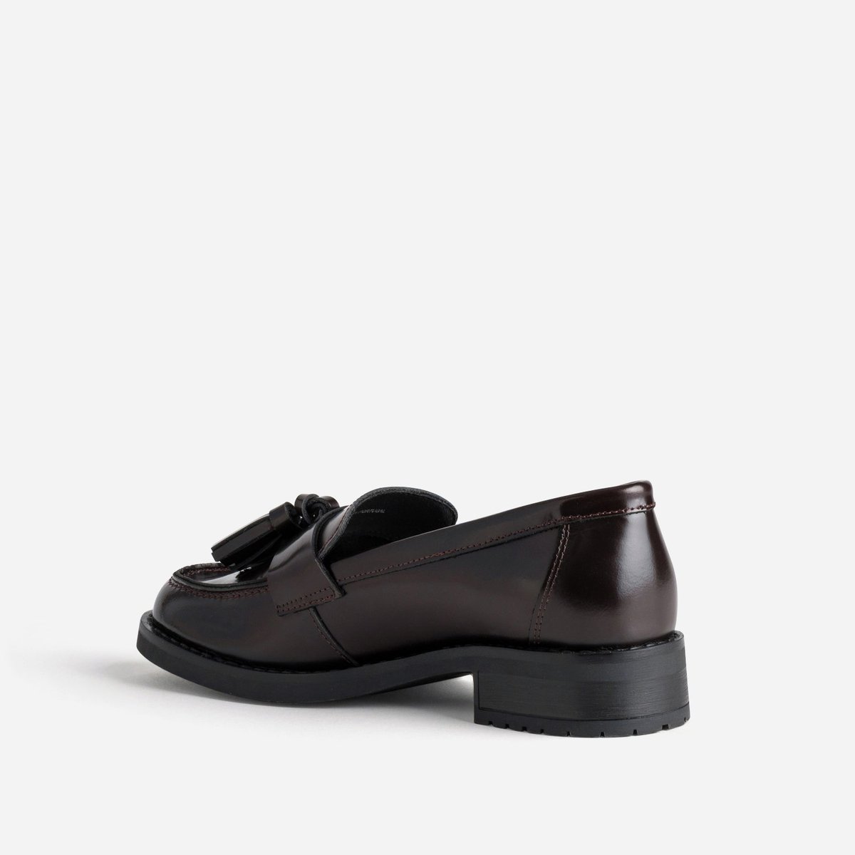 Mocassin en cuir GABY bordeaux, ERAM