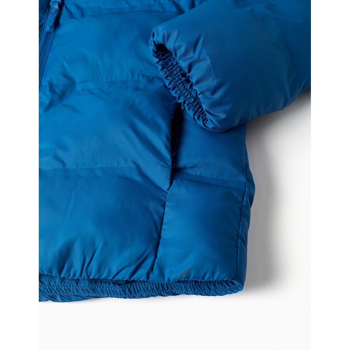 Doudoune thermique avec capuche et poches bleu, ZIPPY