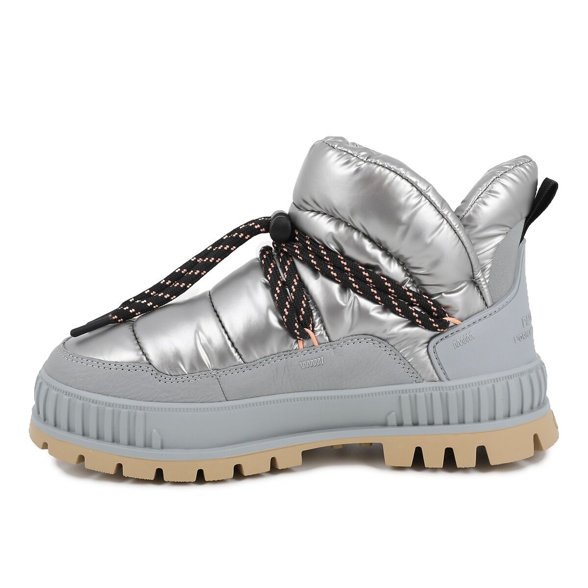 Bottines PALLASHOCK NYL hiver fourrées argenté, PALLADIUM