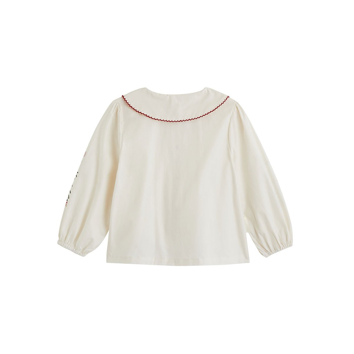 Blouse enfant en popeline Grace ecru, PETIT BEGUIN
