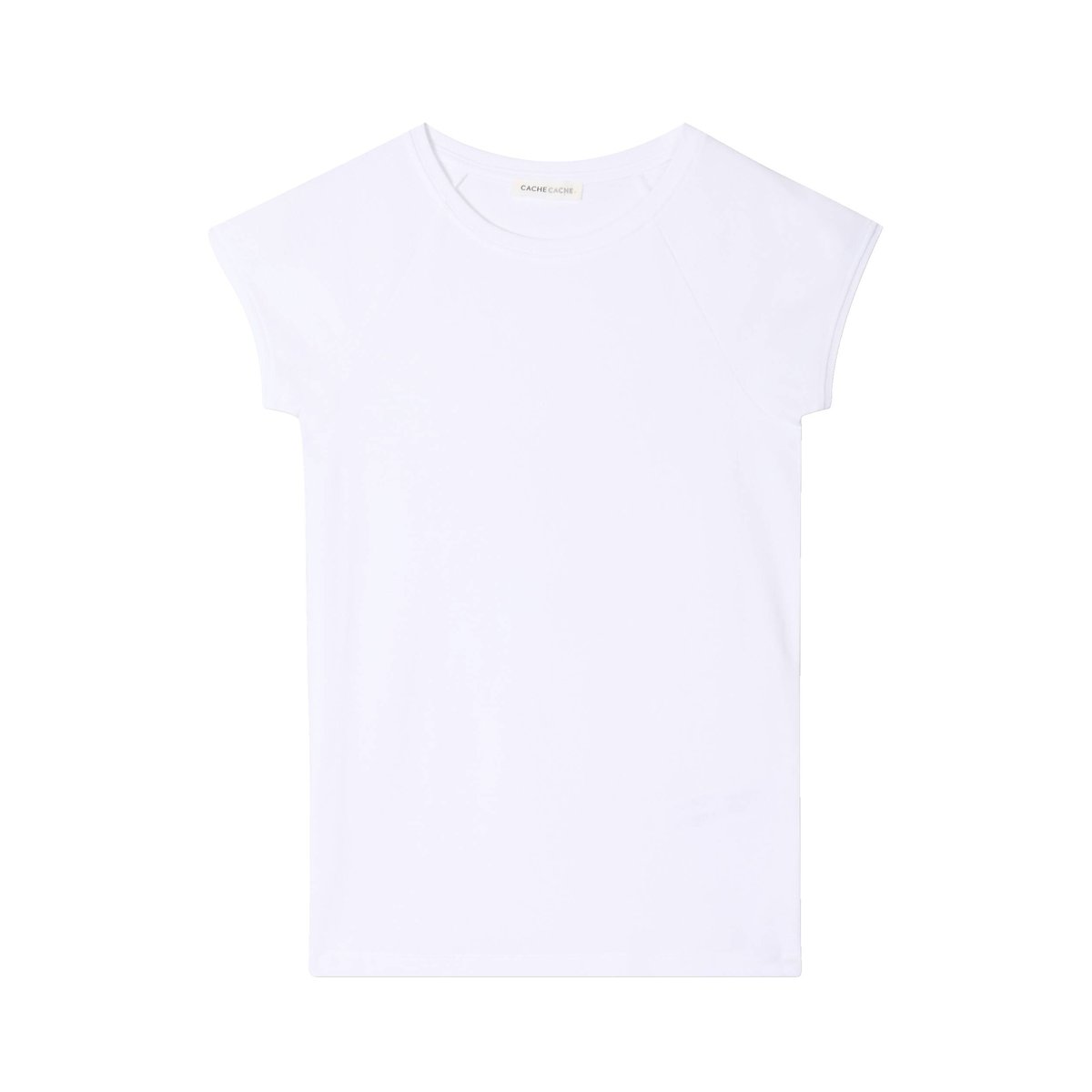 T-shirt manches courtes blanc, CACHE CACHE