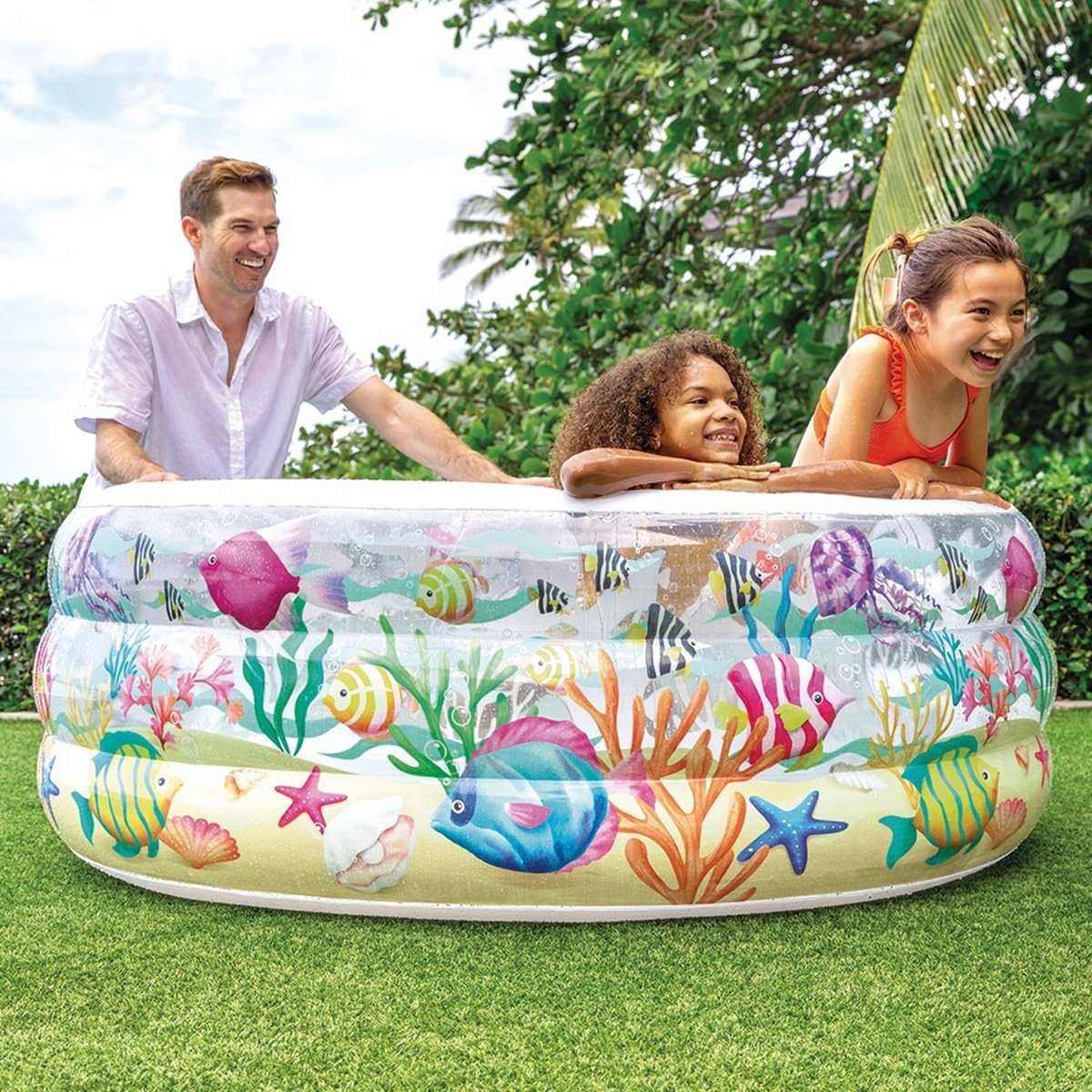Piscinette Aquarium couleur unique, INTEX