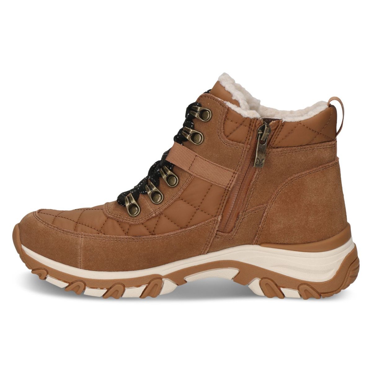 Bottine fourée marron chocolat nubuck, CAPRICE