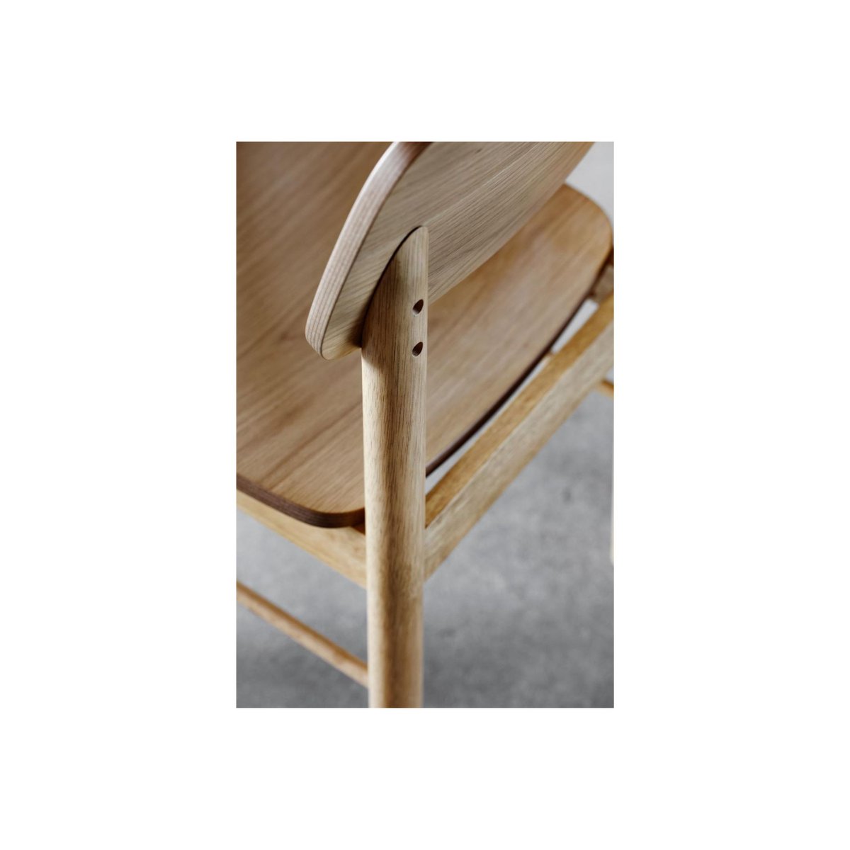 Tabourets de bar avec dossier en bois naturel (lot de 2) - IZIA bois clair, HELLIN, DEPUIS 1862