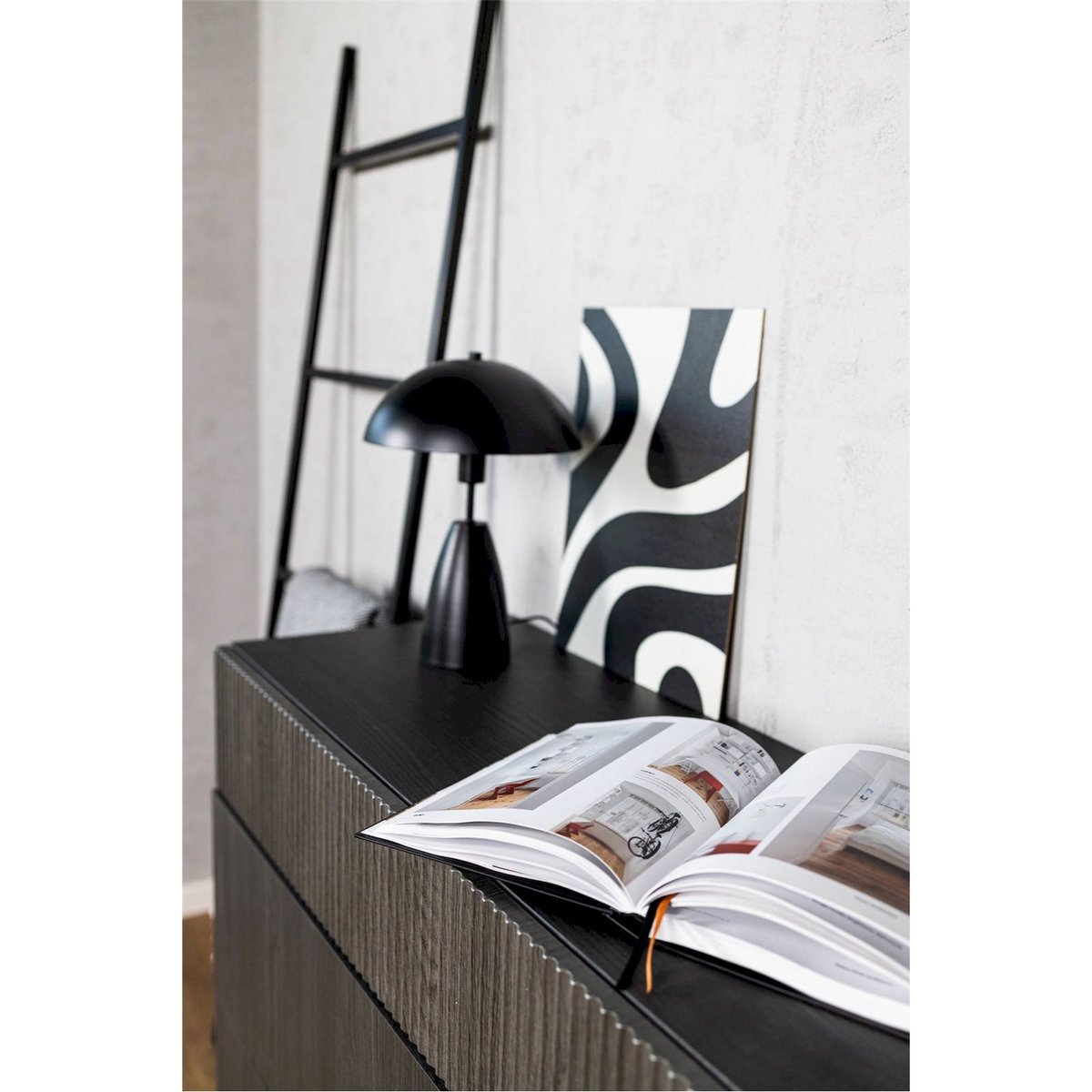 Buffet bas japandi collection NOLIE noir, RECOLLECTION