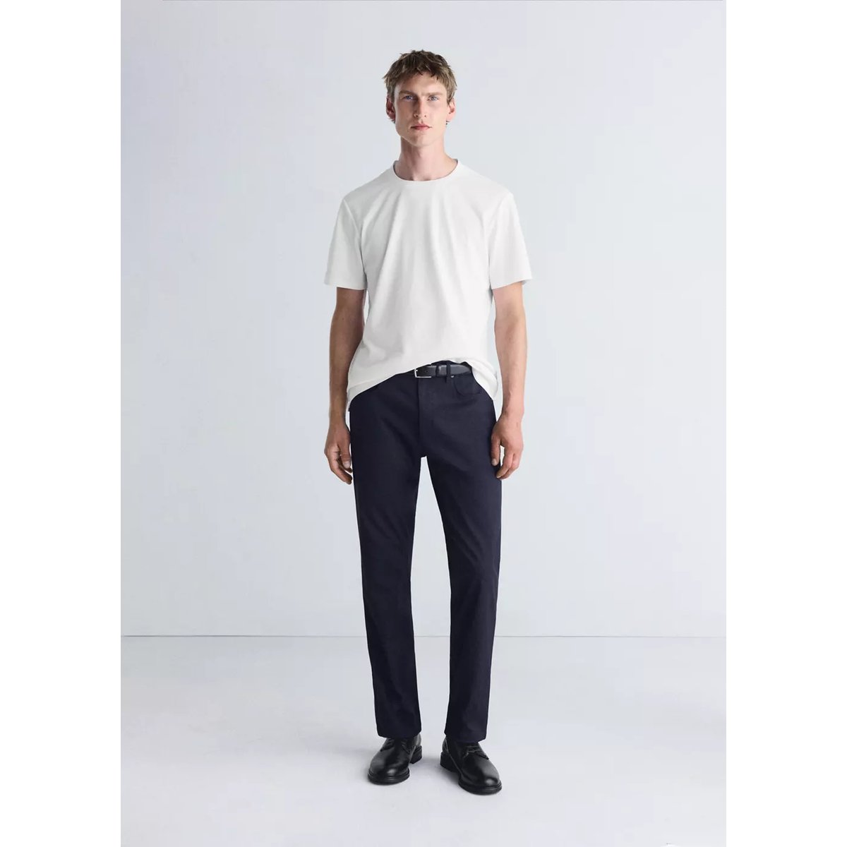 Pantalon regular fit Thermolite® bleu marine, MANGO MAN