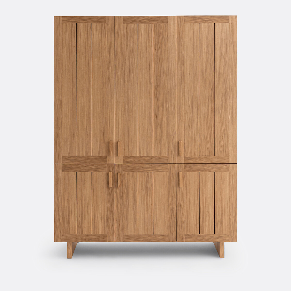 Armoire penderie 6 portes, Lanko coloris chêne, LA REDOUTE INTERIEURS