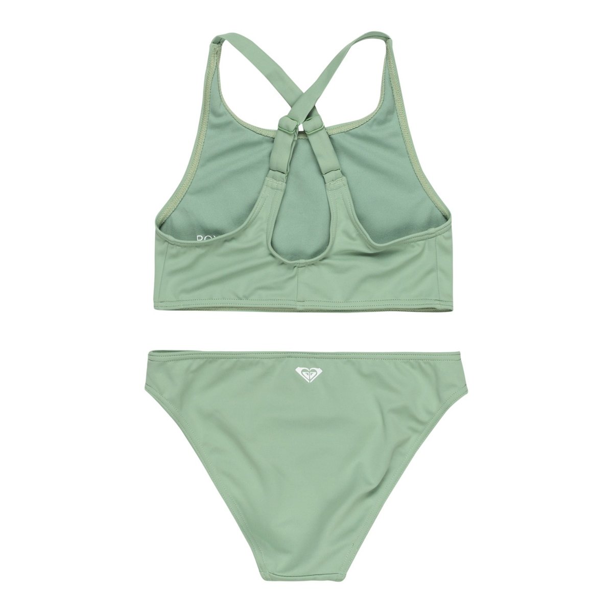 Maillot deux pièces SOLID ACTIVE. vert basil, ROXY