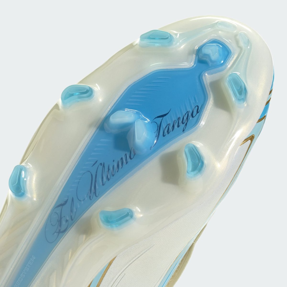 Chaussure De Football F50 Messi Pro Terrain Souple Chaussure De Football F50 Messi Pro Terrain Souple ivory / semi blue burst / icey blue, adidas Performance