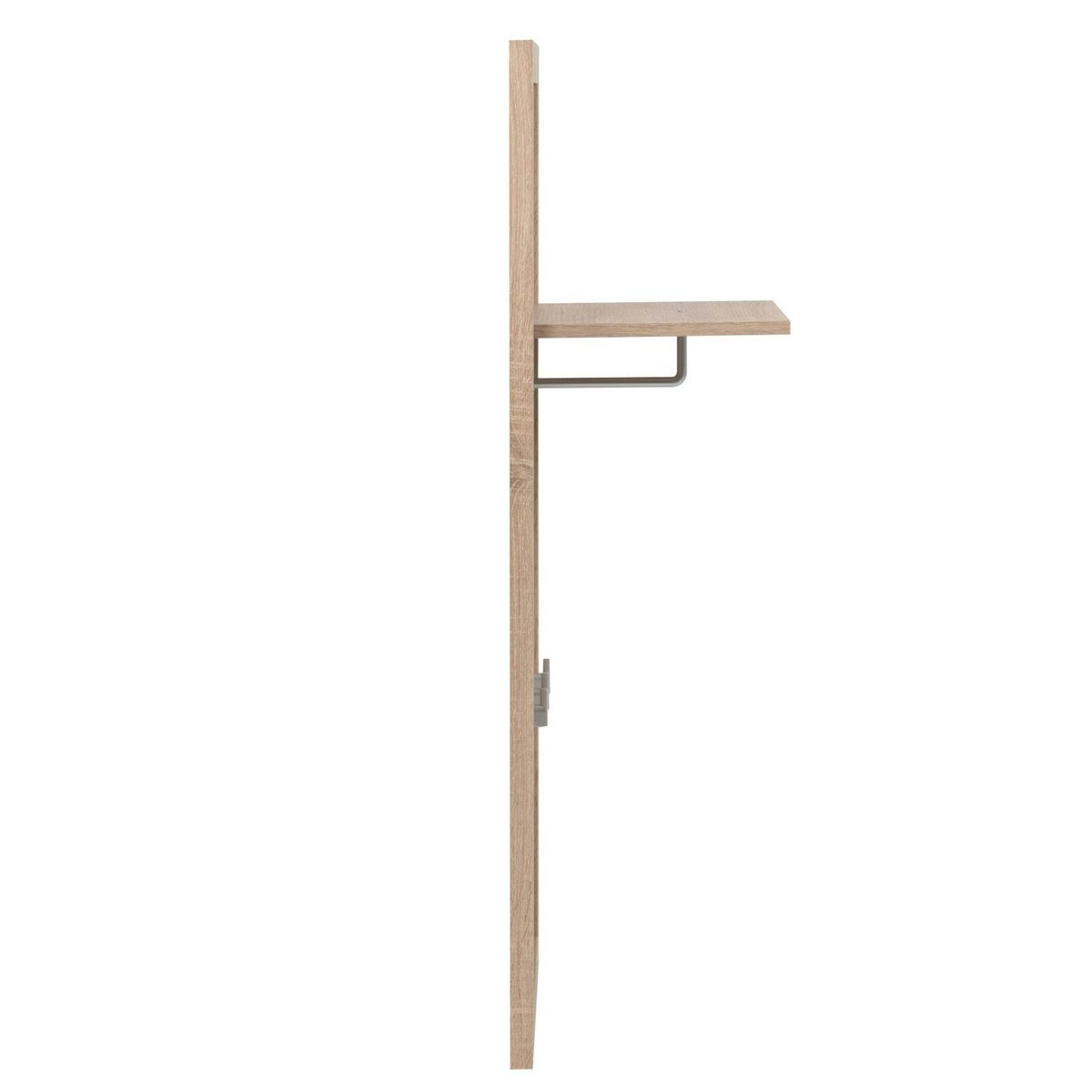 Portemanteau bohème 3 patères 1 étagère SONA bois naturel, PIER IMPORT