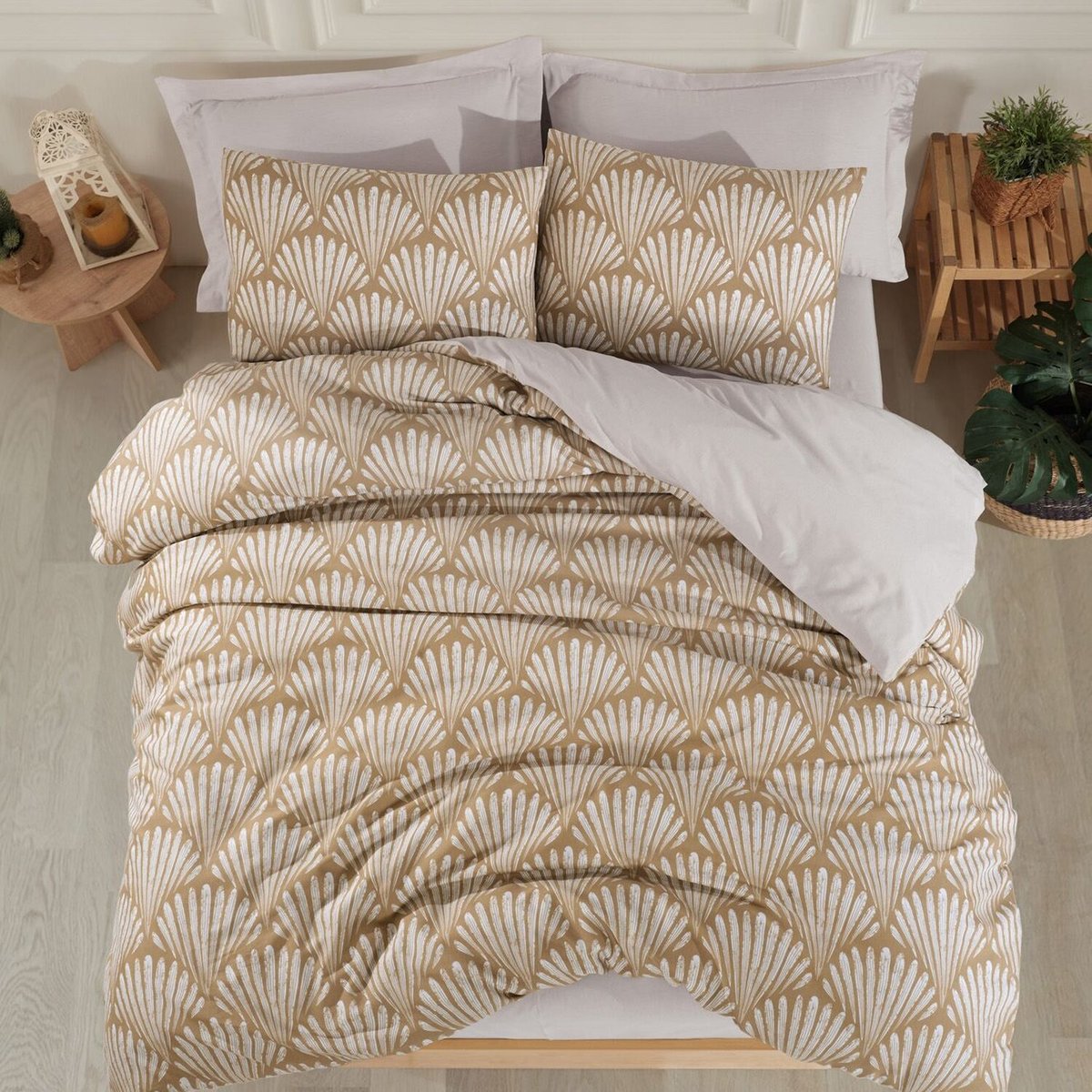 Parure de lit enfant polycoton coquillages, Yelpaze multicolore, C DESIGN HOME TEXTILE