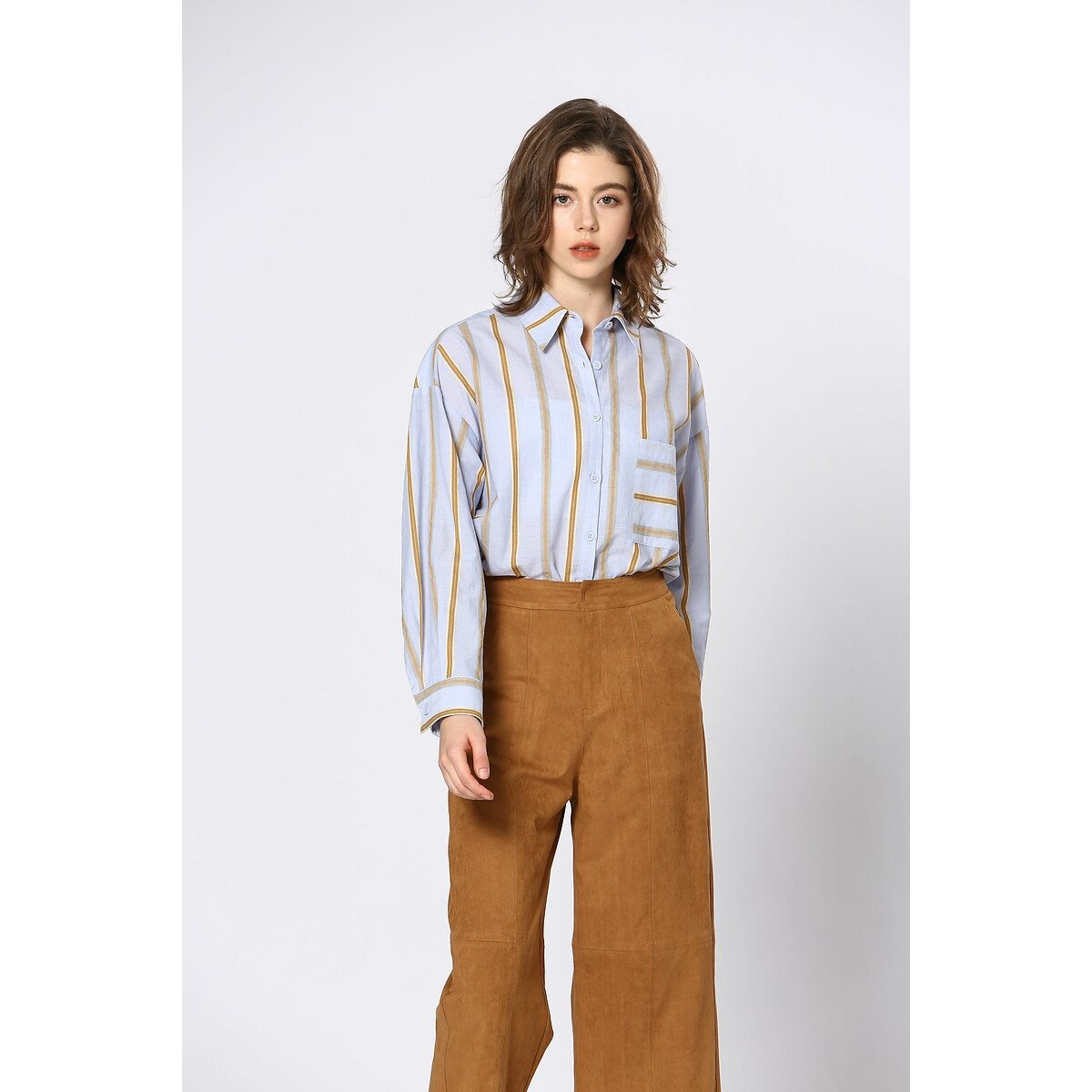 Striped Blouse blue stripes, SEE U SOON