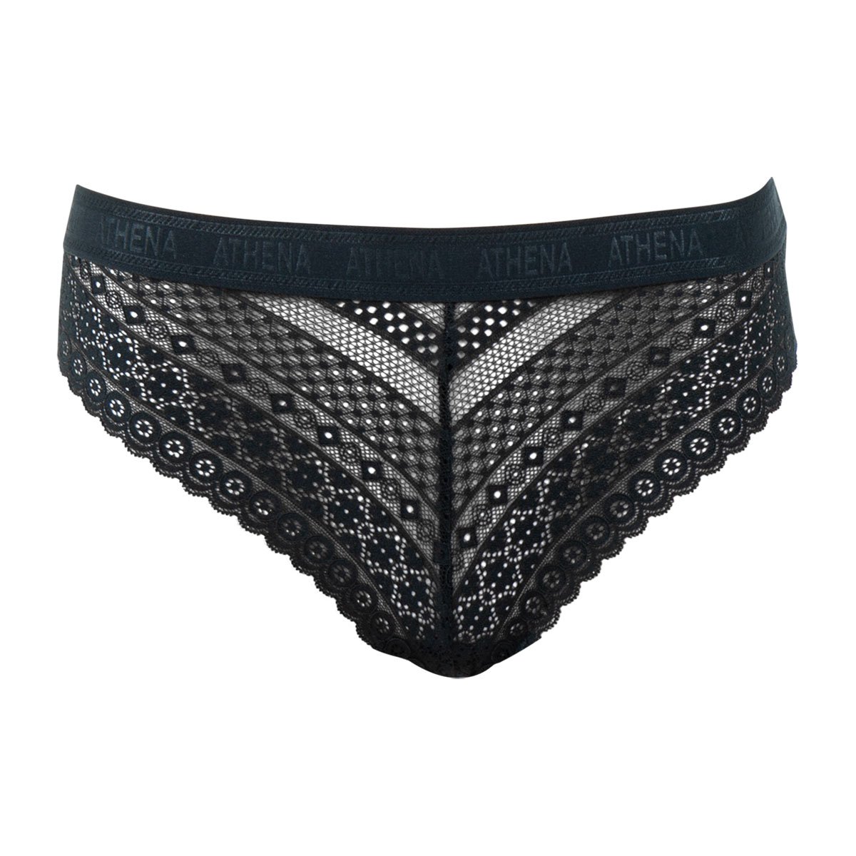 Tanga DENTELLE bleu, ATHENA