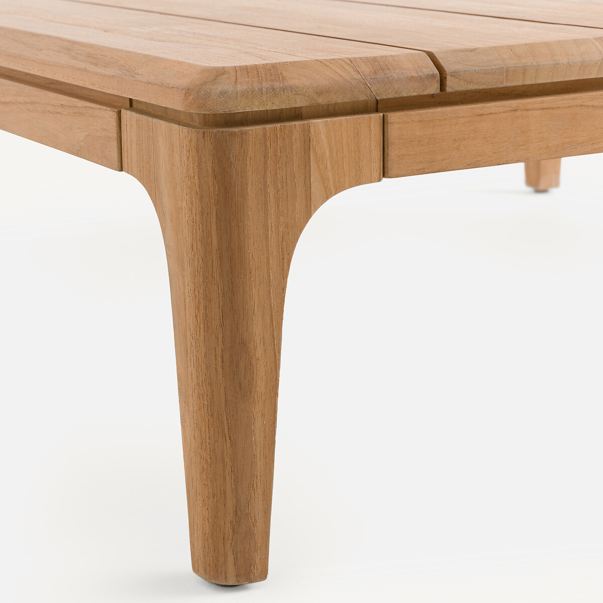 Table basse de jardin carrée en teck, Cordano sable, AM.PM
