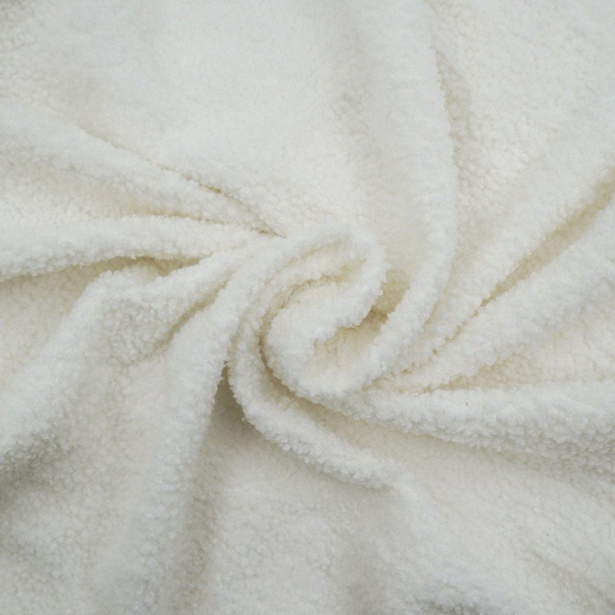 Housse De Canapé Extensible En Bouclette Polyester Coloris Blanc blanc, DECORATIE