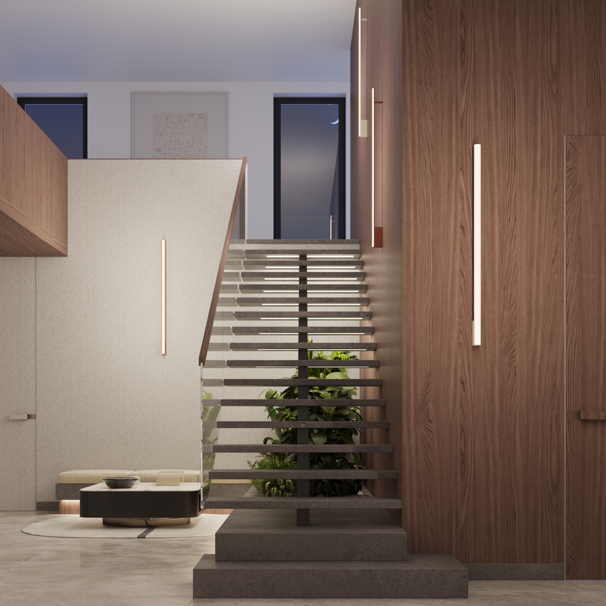 Applique murale Aluminium Blanc LED 1 Lagom blanc, EDEN