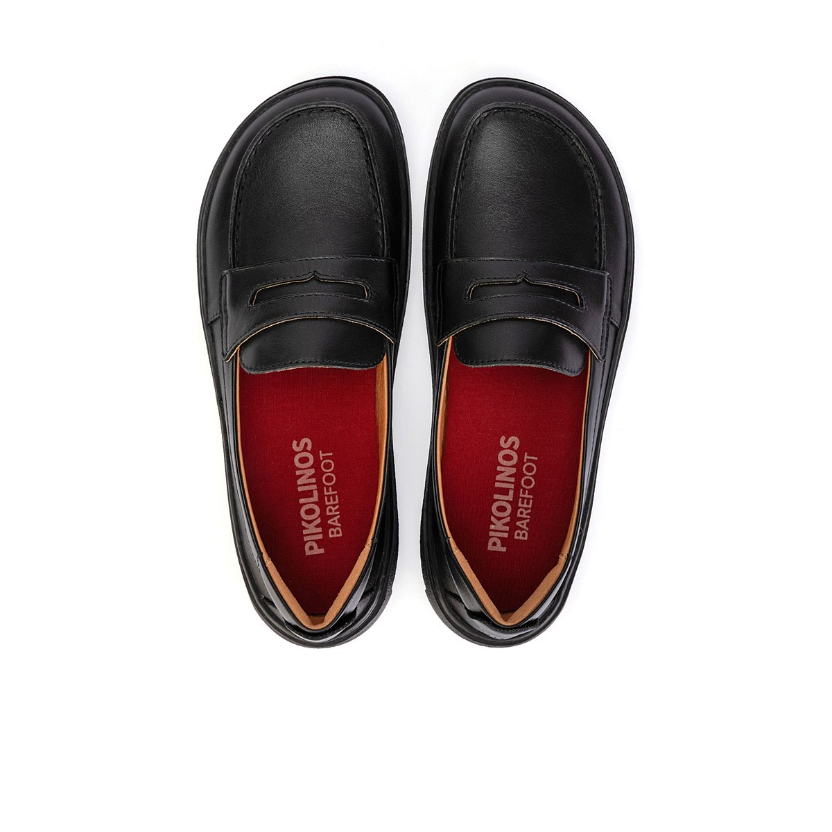 Mocassins cuir Aranjuez Barefoot black, PIKOLINOS