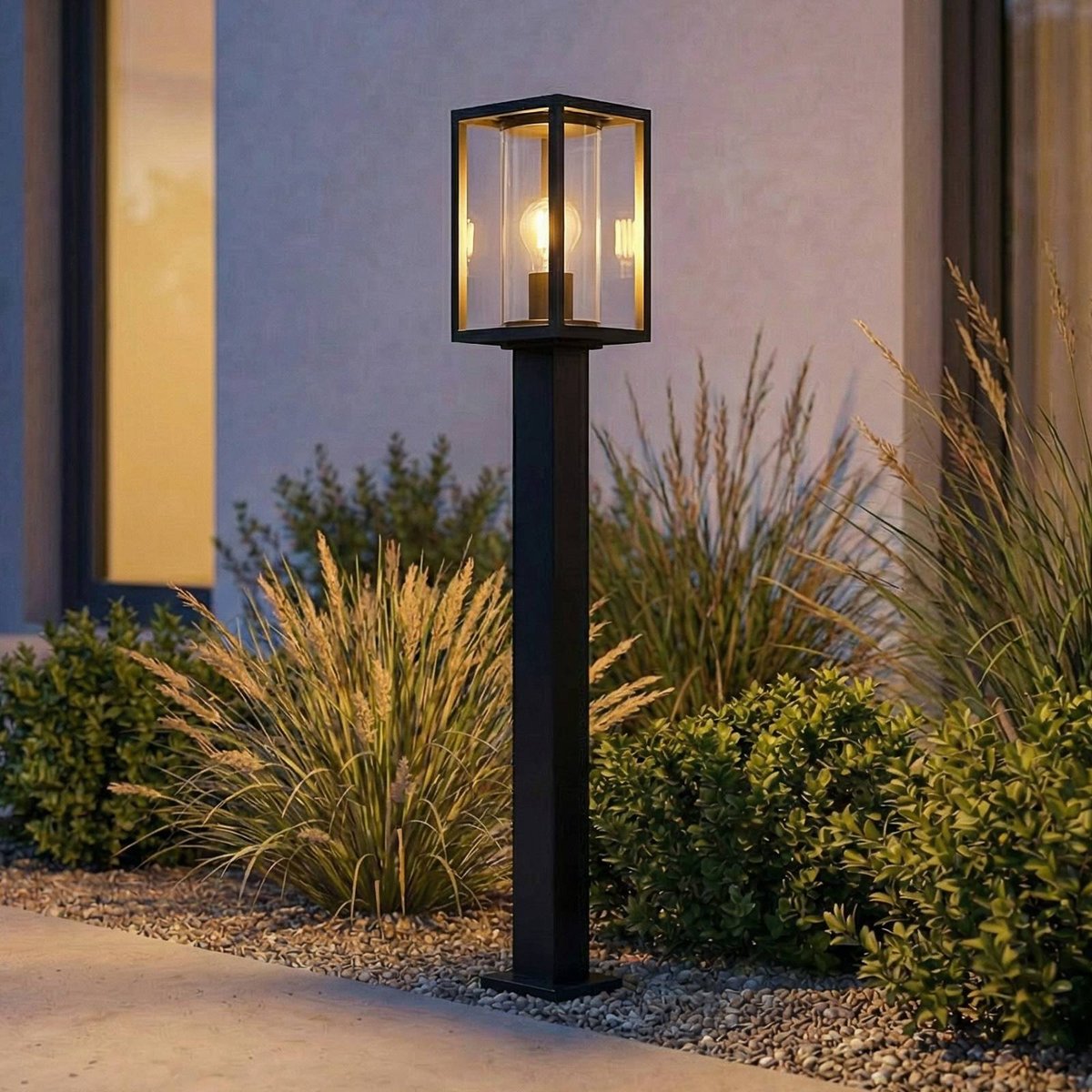 Luminaire extérieur en aluminium moderne anthracite, LUCANDE