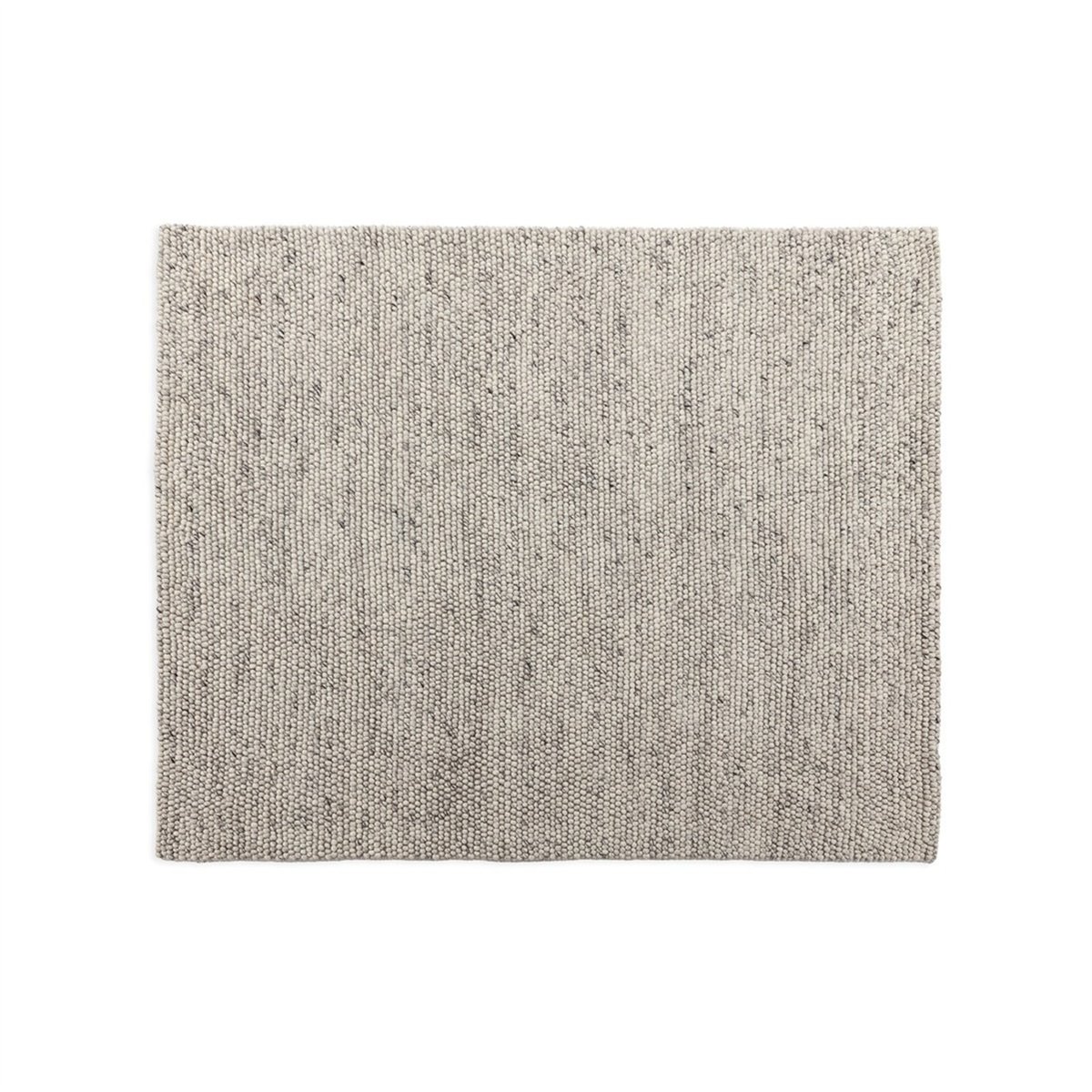 Tapis  en laine tricotée main gris, RECOLLECTION