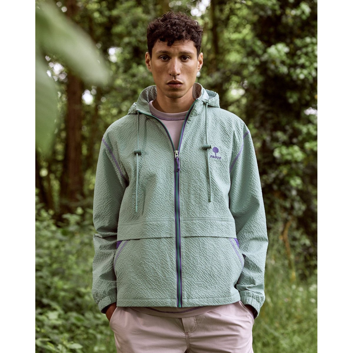 Imperméable HUELGOAT OTD vert clair, FAGUO
