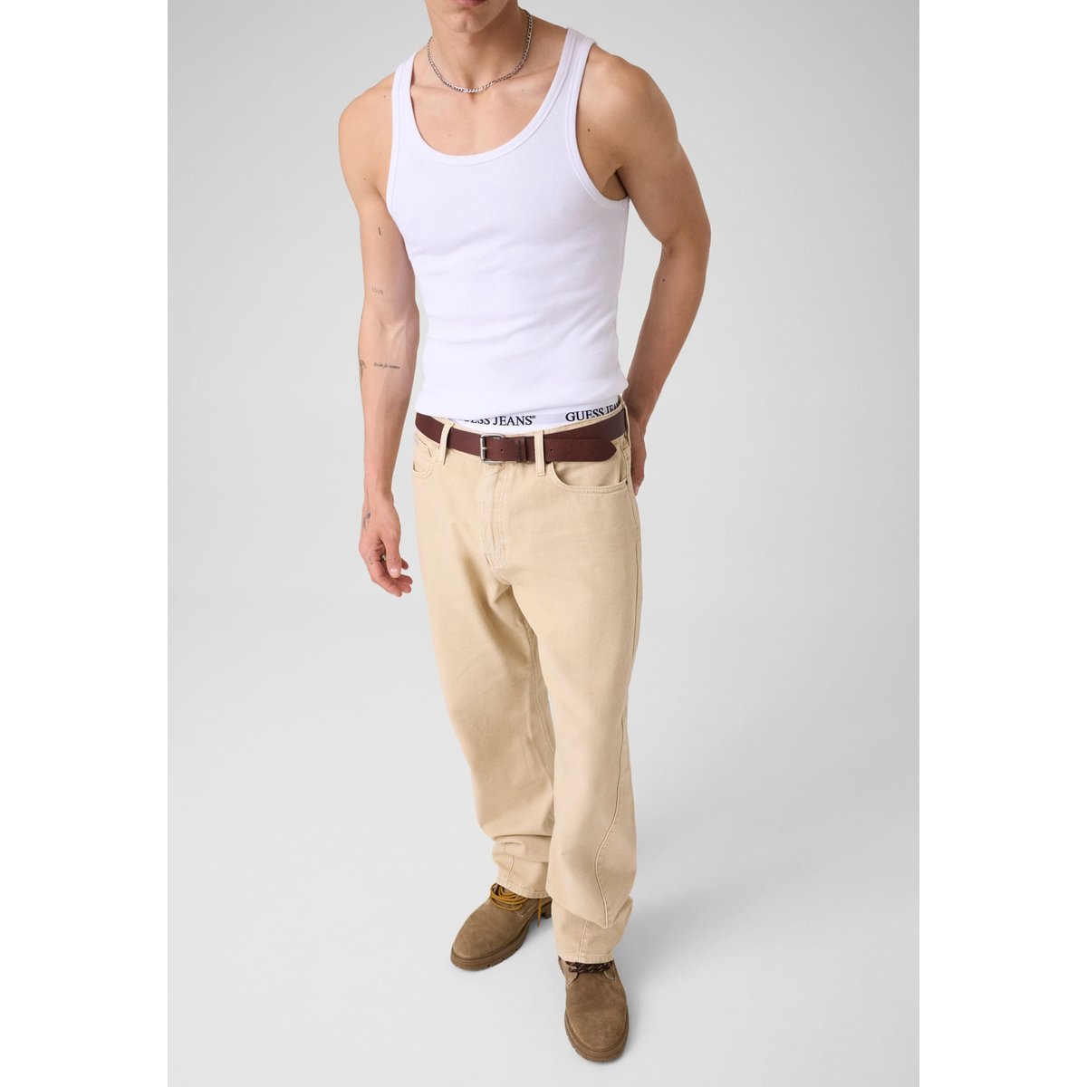 G18 Jeans Relaxed beige, GUESS